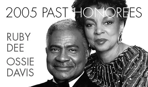 Ruby Dee & Ossie Davis, archival honoree photograph